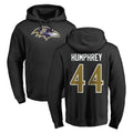 My Store B.Ravens #44 Marlon Humphrey Player Black Pullover Hoodie Stitched Jerseys