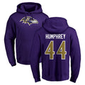 My Store B.Ravens #44 Marlon Humphrey Player Purple Salute to Service Pullover Hoodie Stitched Jerseys