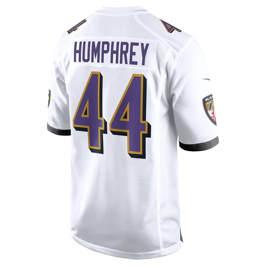 My Store B.Ravens #44 Marlon Humphrey Player White Alternate Home Game Stitched Jerseys