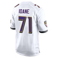 My Store B.Ravens #71 Olaivavega Ioane Player White Alternate Home Stitched Jerseys