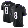 My Store B.Ravens #8 Lamar Jackson Player Black Limited Elite Home Game Stitched Jerseys