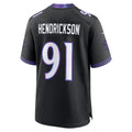 My Store B.Ravens #91 Trey Hendrickson Black Alternate Game Stitched Jerseys