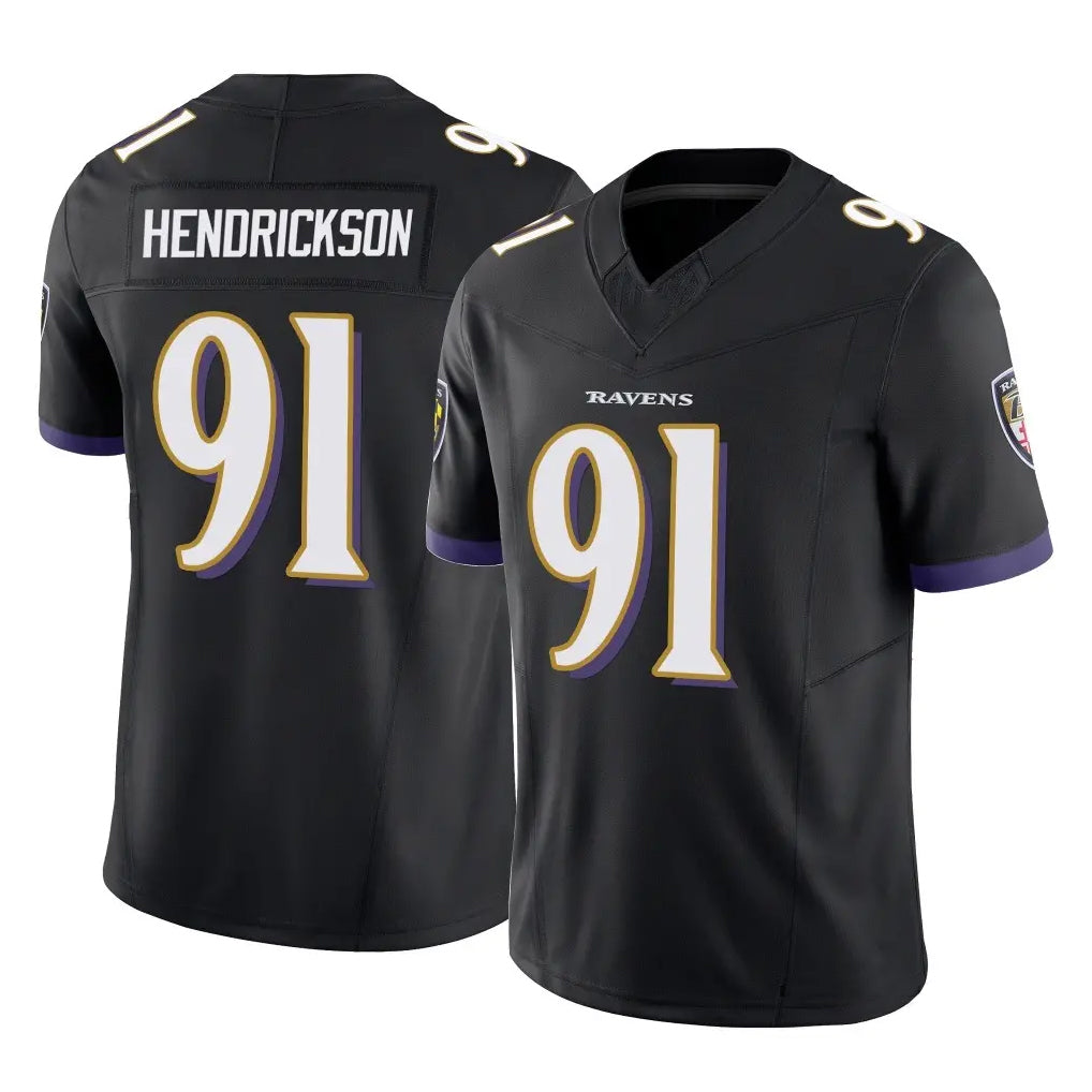 My Store B.Ravens #91 Trey Hendrickson Player Black Vapor F.U.S.E. Limited Stitched Jerseys