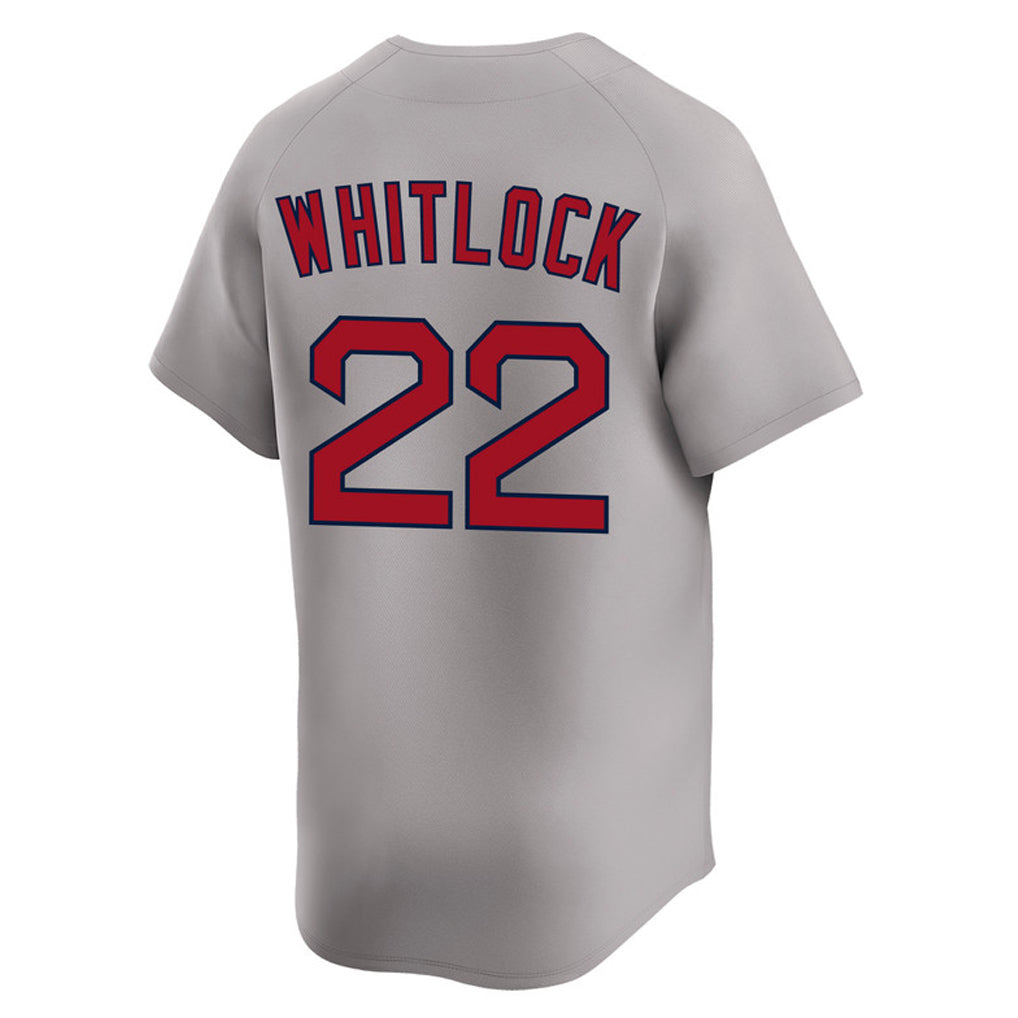 My Store B.Red Sox #22 Garrett Whitlock Player Gray Road Limited Home Game Stitched Jerseys