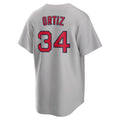 My Store B.Red Sox #34 David Ortiz Player Gray Road Home Game Stitched Jerseys