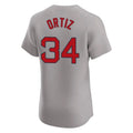 My Store B.Red Sox #34 David Ortiz Player Gray Road Limited Elite Home Game Stitched Jerseys