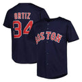 My Store B.Red Sox #34 David Ortiz Player Navy Mitchell & Ness Cooperstown Collection Mesh Home Stitched Jerseys