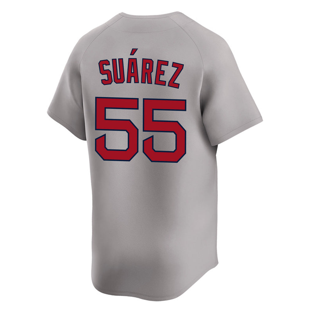 My Store B.Red Sox #55 Ranger Su¨¢rez Player Gray Road Limited Home Game Stitched Jerseys