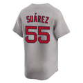 My Store B.Red Sox #55 Ranger Su¨¢rez Player Gray Road Limited Home Game Stitched Jerseys