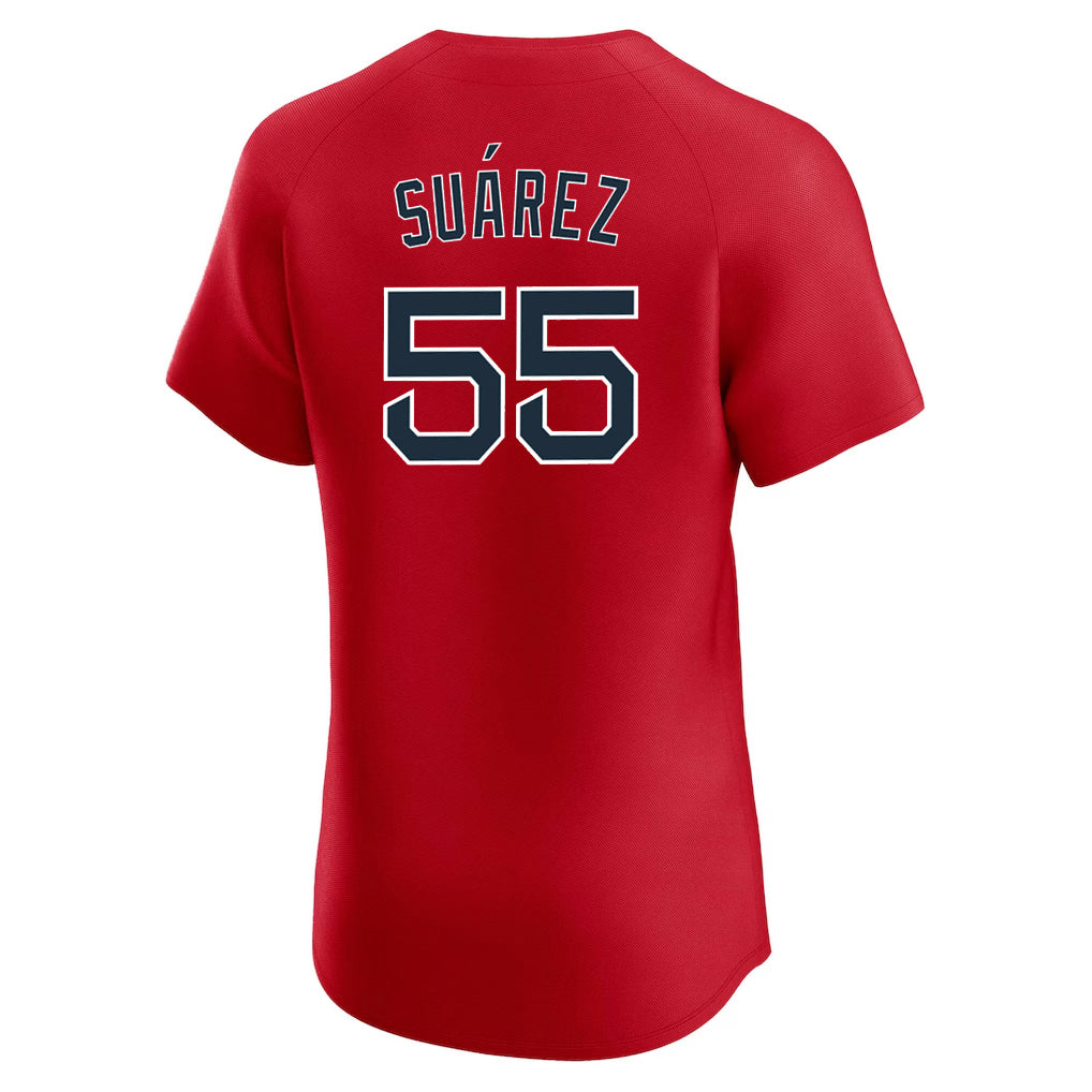 My Store B.Red Sox #55 Ranger Su¨¢rez Player Red Limited Elite Home Game Stitched Jerseys