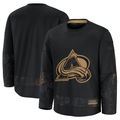 My Store C.Avalanche Black 2024 Military Appreciation Practice Jerseys