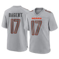 My Store C.Bears #17 Tyson Bagent Player Gray Atmosphere Fashion Game Stitched Jerseys