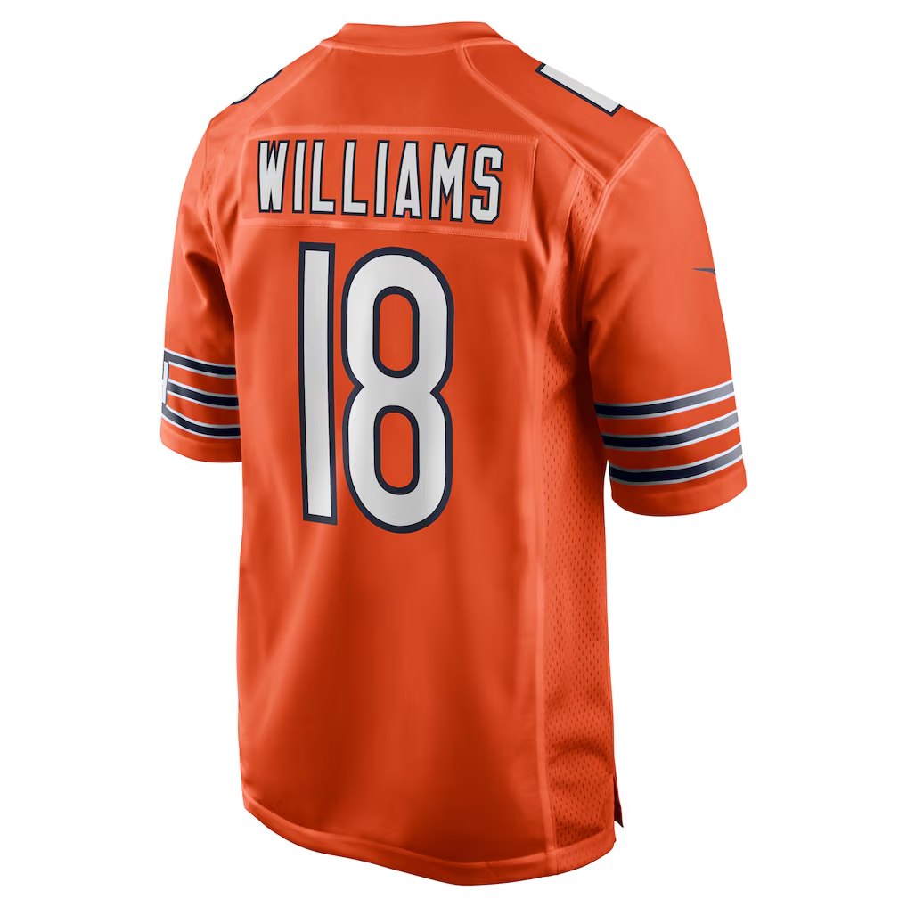 My Store C.Bears #18 Caleb Williams Orange Alternate Player Game Stitched Jerseys