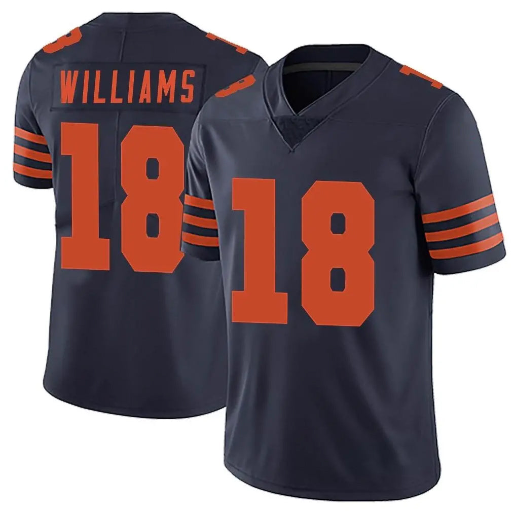 My Store C.Bears #18 Caleb Williams Player Navy Blue Alternate Vapor Untouchable Limited Stitched Jerseys