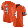 My Store C.Bears #4 D'Andre Swift Player Orange Vapor F.U.S.E. Limited Home Game Stitched Jerseys