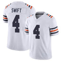 My Store C.Bears #4 D'Andre Swift Player White Classic Vapor Limited Home Game Stitched Jerseys