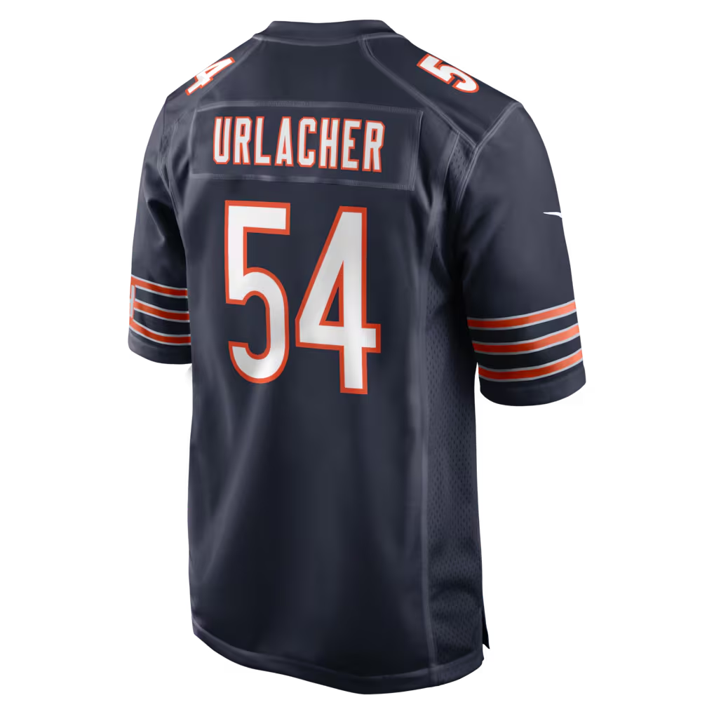 My Store C.Bears #54 Brian Urlacher Navy Game Retired Player Stitched Jerseys