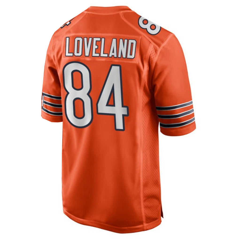 My Store C.Bears #84 Colston Loveland Player Orange Home Game Stitched Jerseys