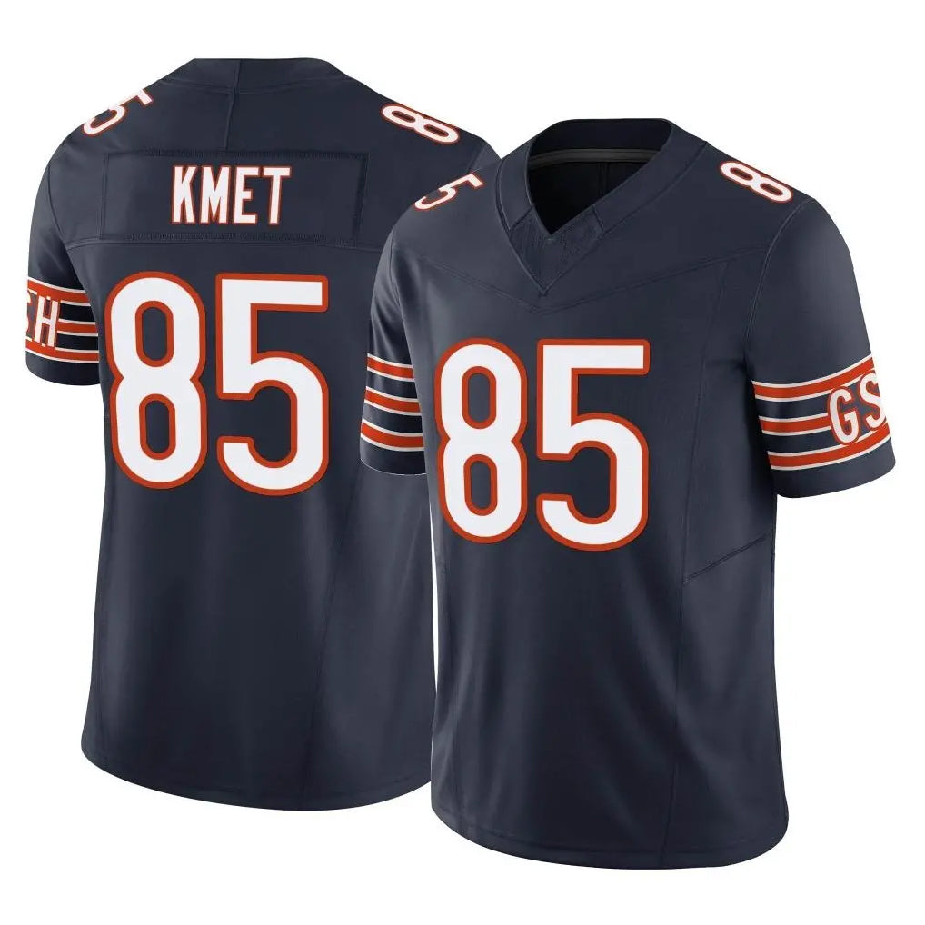 My Store C.Bears #85 Cole Kmet Player Navy Vapor F.U.S.E. Limited Home Game Stitched Jerseys