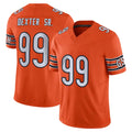 My Store C.Bears #99 Gervon Dexter Sr. Player Orange Vapor F.U.S.E. Limited Home Game Stitched Jerseys