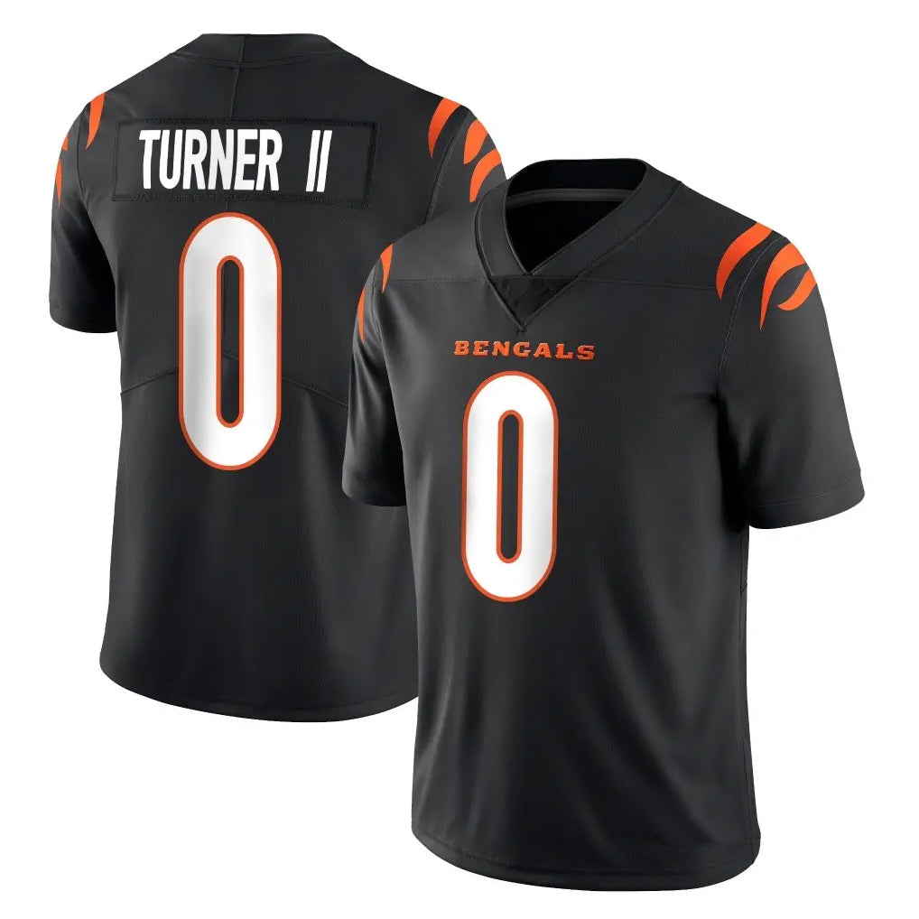 My Store C.Bengals #0 DJ Turner II Player Black Vapor Untouchable Limited Home Game Stitched Jerseys