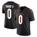 My Store C.Bengals #0 DJ Turner II Player Black Vapor Untouchable Limited Home Game Stitched Jerseys