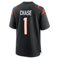 My Store C.Bengals #1 Ja'Marr Chase Black Game Stitched Jerseys