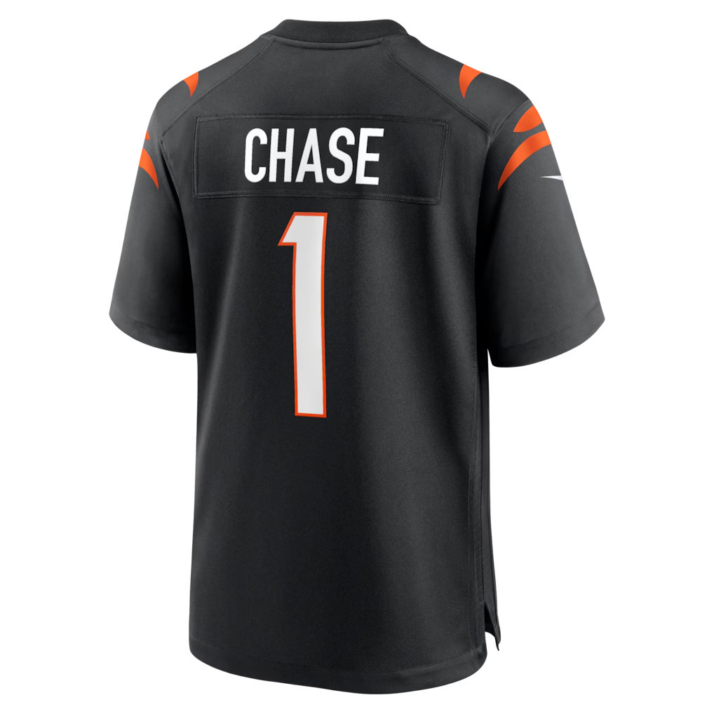 My Store C.Bengals #1 Ja'Marr Chase Black Game Stitched Jerseys