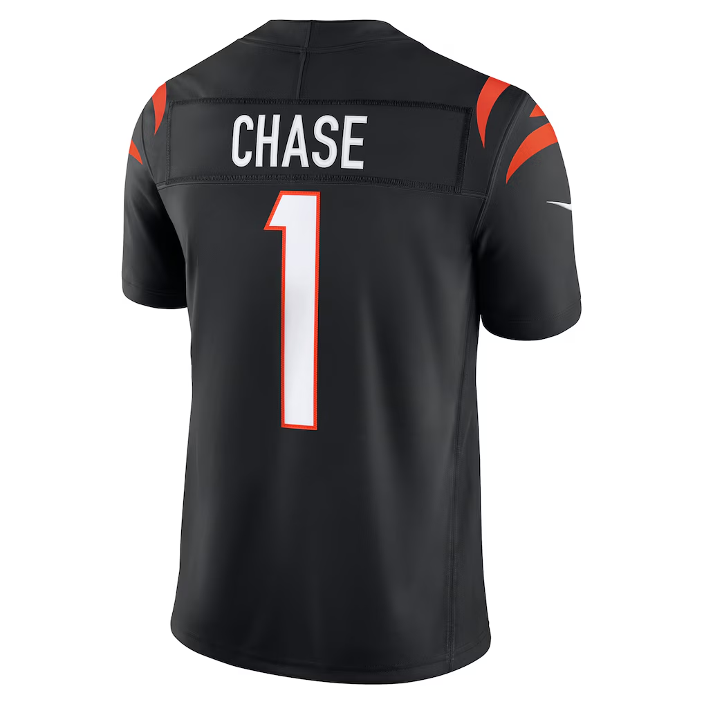 My Store C.Bengals #1 Ja'Marr Chase Black Game Stitched Jerseys