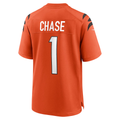 My Store C.Bengals #1 Ja'Marr Chase Orange Alternate Game Stitched Jerseys