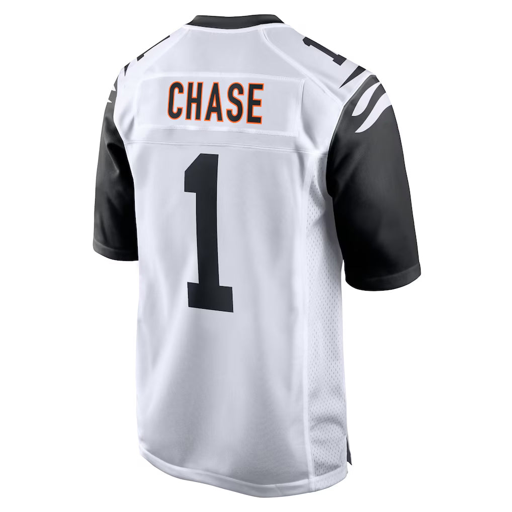 My Store C.Bengals #1 Ja'Marr Chase Player White Alternate Home Game Stitched Jerseys