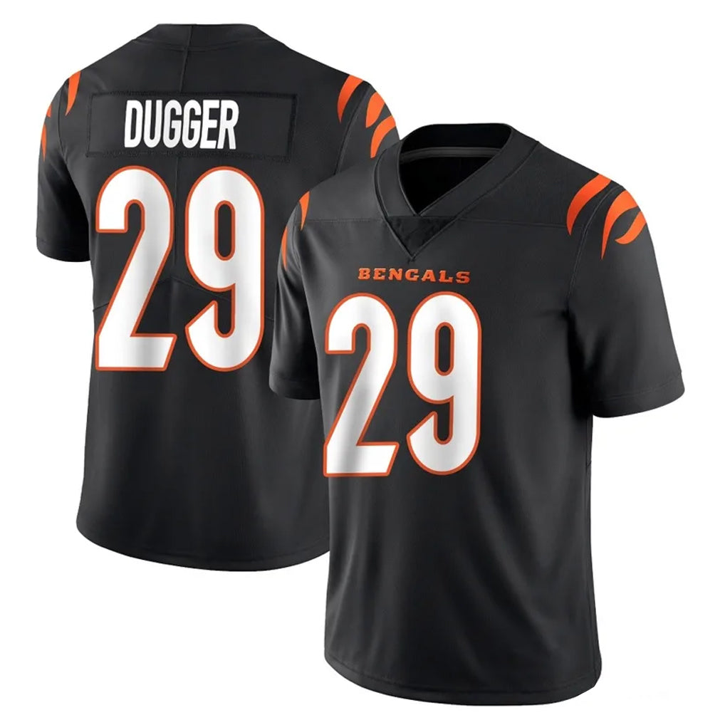 My Store C.Bengals #29 Kyle Dugger Player Black Vapor Untouchable Limited Home Game Stitched Jerseys
