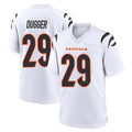 My Store C.Bengals #29 Kyle Dugger Player White Home Game Stitched Jerseys