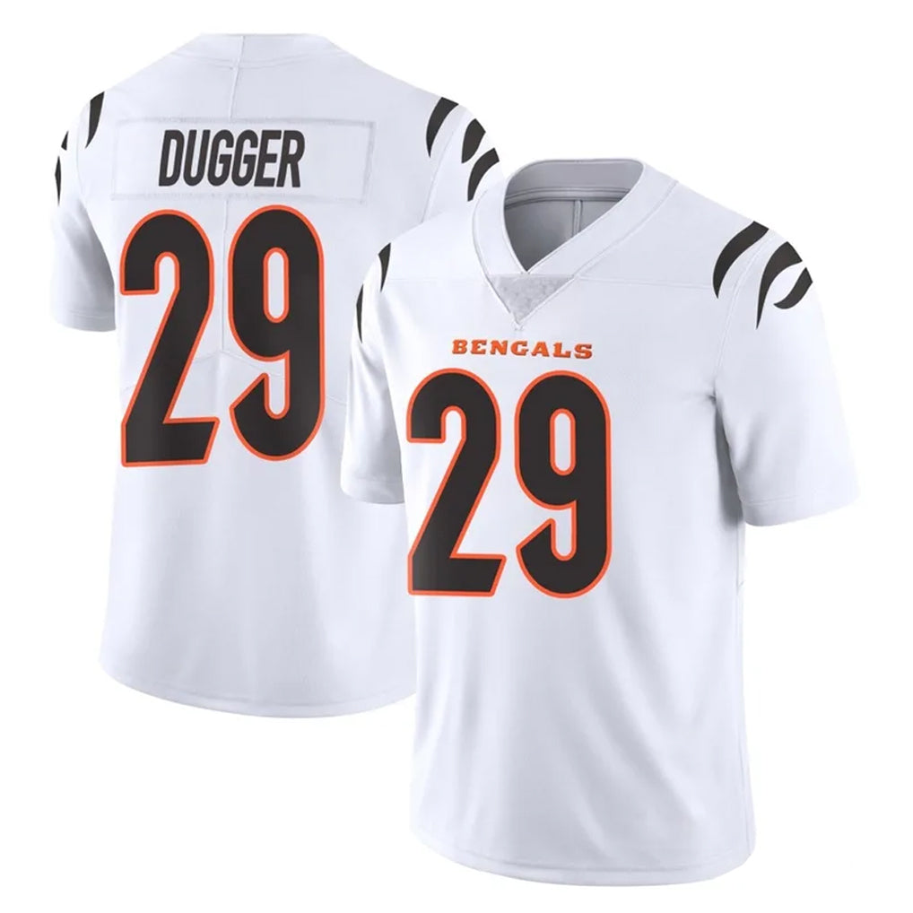 My Store C.Bengals #29 Kyle Dugger Player White Vapor Untouchable Limited Home Game Stitched Jerseys