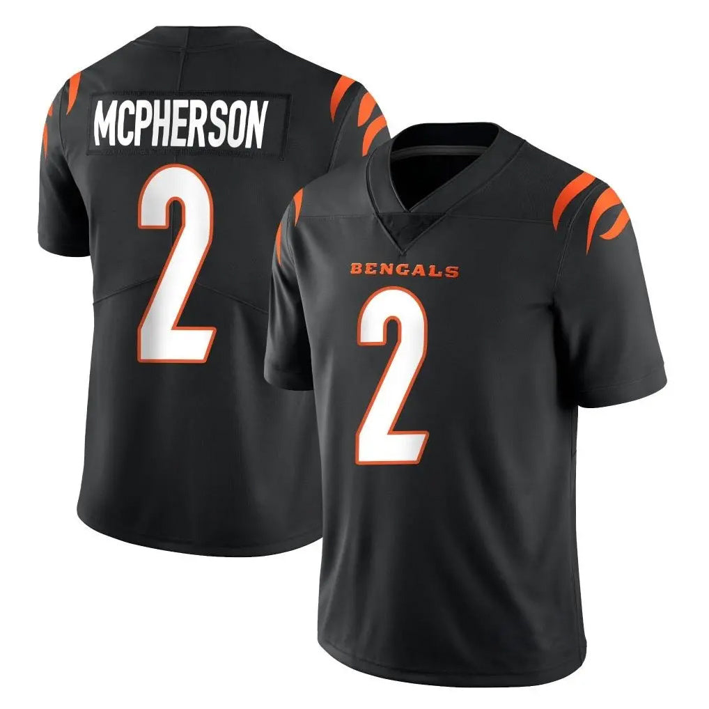 My Store C.Bengals #2 Evan McPherson Player Black Vapor Untouchable Limited Home Game Stitched Jerseys