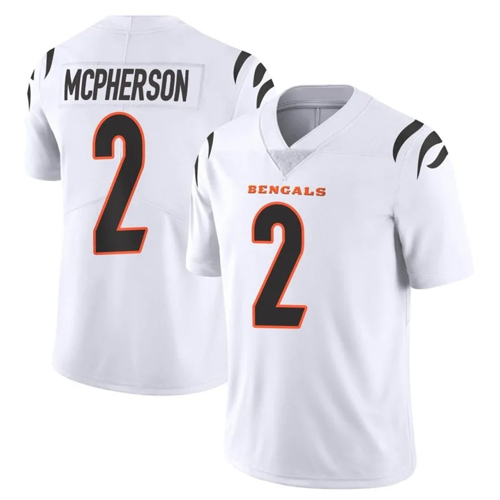 My Store C.Bengals #2 Evan McPherson Player White Vapor Untouchable Limited Home Game Stitched Jerseys