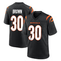 My Store C.Bengals #30 Chase Brown Player Black Home Game Stitched Jerseys