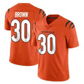 My Store C.Bengals #30 Chase Brown Player Orange Vapor Untouchable Limited Home Game Stitched Jerseys