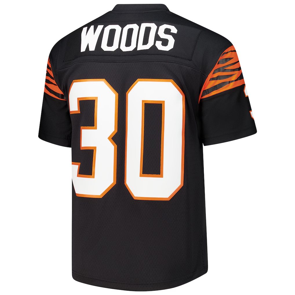My Store C.Bengals #30 Ickey Woods Mitchell & Ness Black 1988 Legacy Replica Puhic Stitched Jerseys