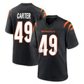 My Store C.Bengals #49 Barrett Carter Player Black Home Game Stitched Jerseys