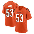 My Store C.Bengals #53 Boye Mafe Player Orange Home Game Stitched Jerseys