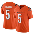 My Store C.Bengals #5 Tee Higgins Player Orange Vapor F.U.S.E. Limited Home Game Stitched Jerseys