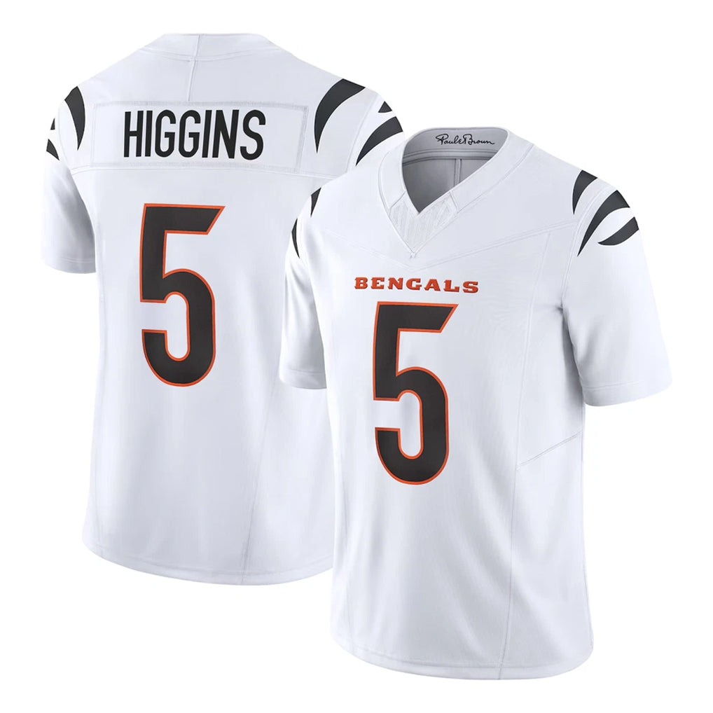 My Store C.Bengals #5 Tee Higgins Player White Vapor F.U.S.E. Limited Home Game Stitched Jerseys