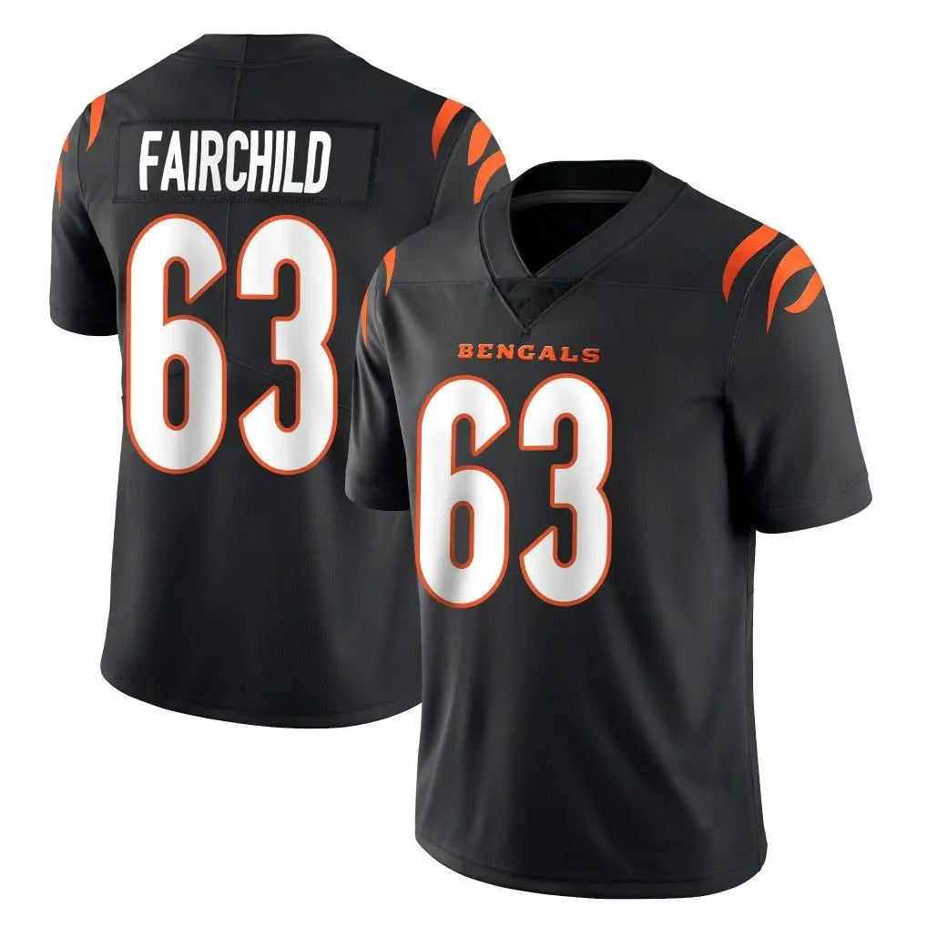 My Store C.Bengals #63 Dylan Fairchild Player Black Vapor Untouchable Limited Home Game Stitched Jerseys