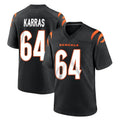 My Store C.Bengals #64 Ted Karras Player Black Home Game Stitched Jerseys