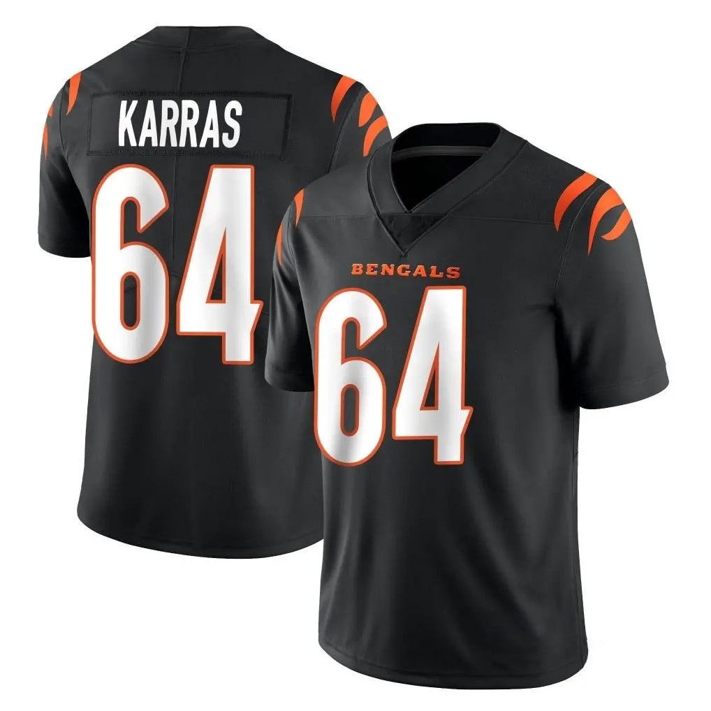 My Store C.Bengals #64 Ted Karras Player Black Vapor Untouchable Limited Home Game Stitched Jerseys
