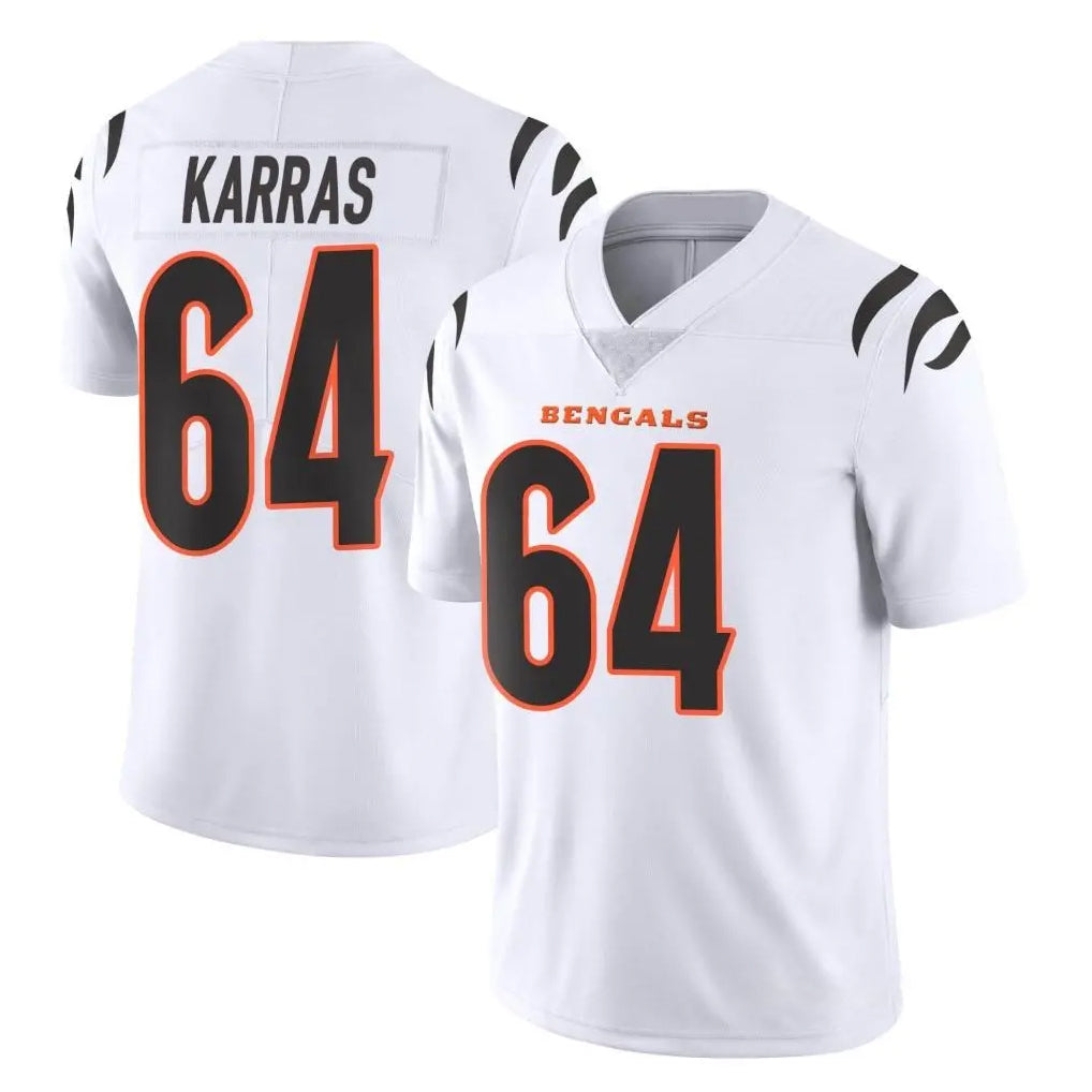 My Store C.Bengals #64 Ted Karras Player White Vapor Untouchable Limited Home Game Stitched Jerseys