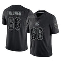 My Store C.Bengals #66 Dalton Risner Player Black Reflective Limited Game Stitched Jerseys