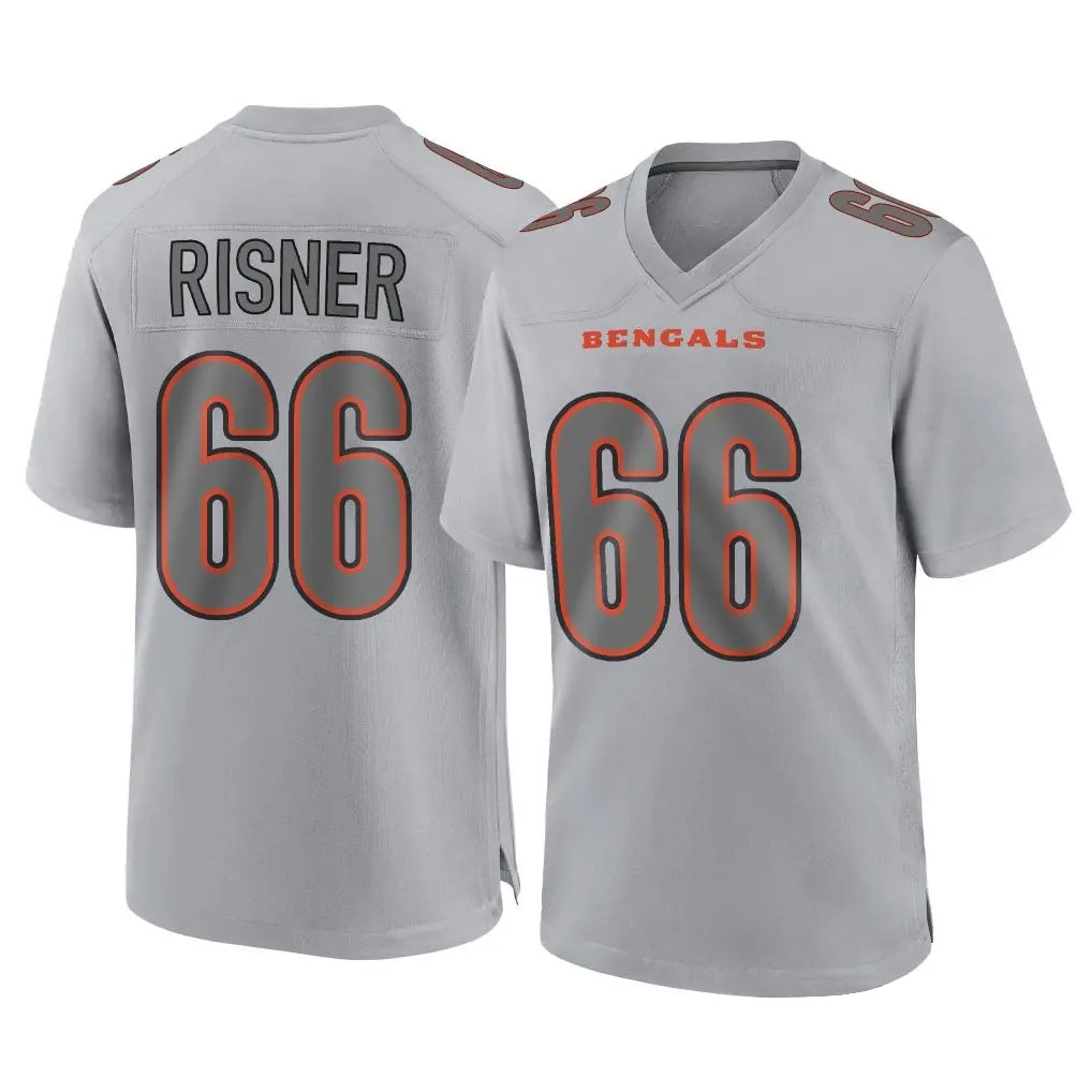My Store C.Bengals #66 Dalton Risner Player Gray Atmosphere Fashion Game Stitched Jerseys