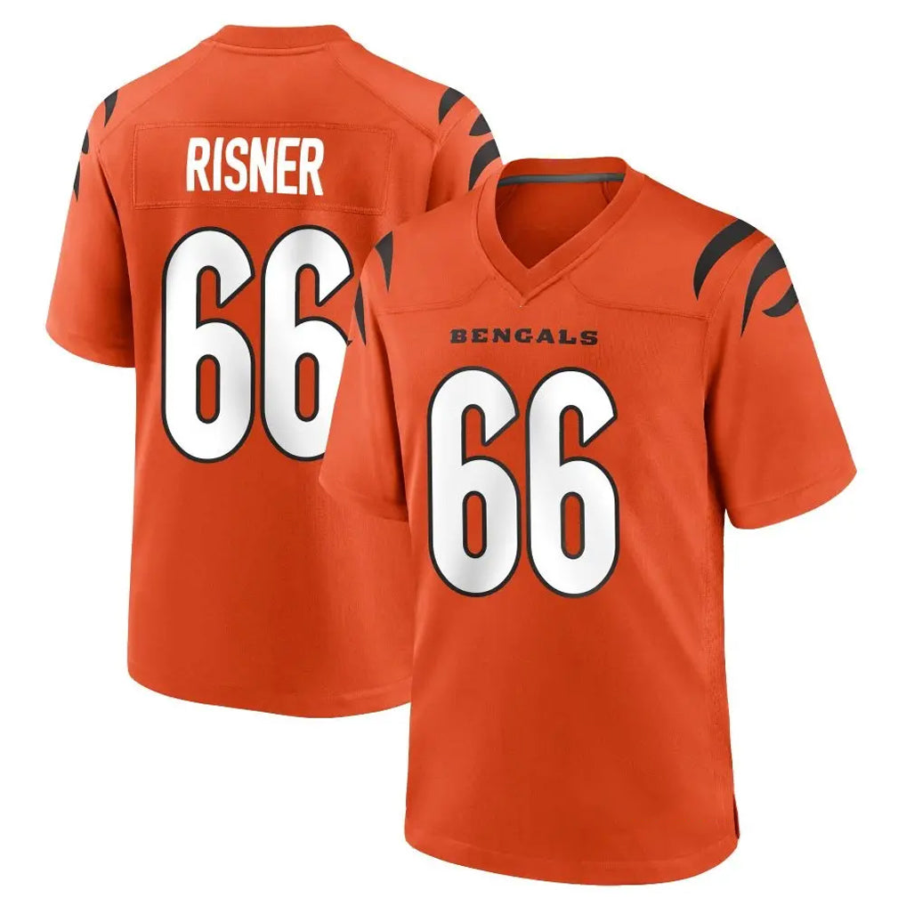 My Store C.Bengals #66 Dalton Risner Player Orange Home Game Stitched Jerseys